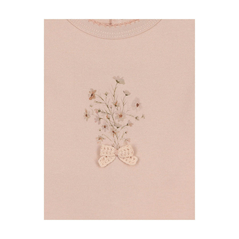 Nature's Florals Layette Set Ivory & Rose