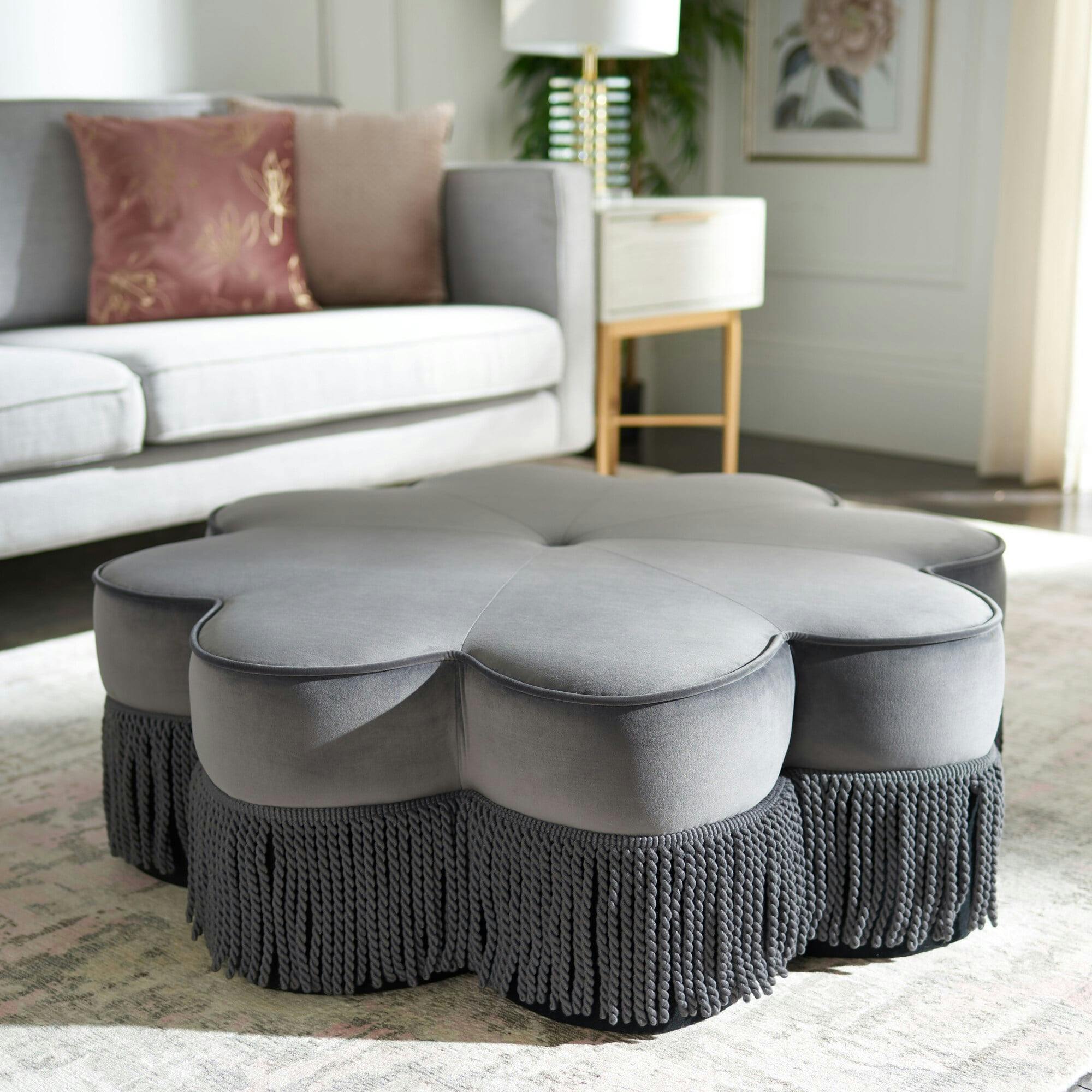 Tanith Flower Ottoman