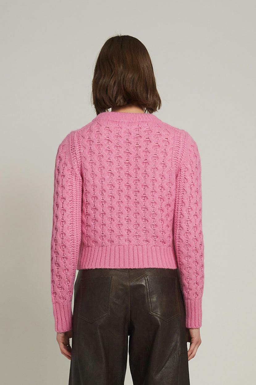 AMARA SWEATER | TAFFY PINK