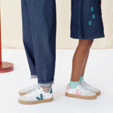 VEJA Small Volley - White Malibu Natural