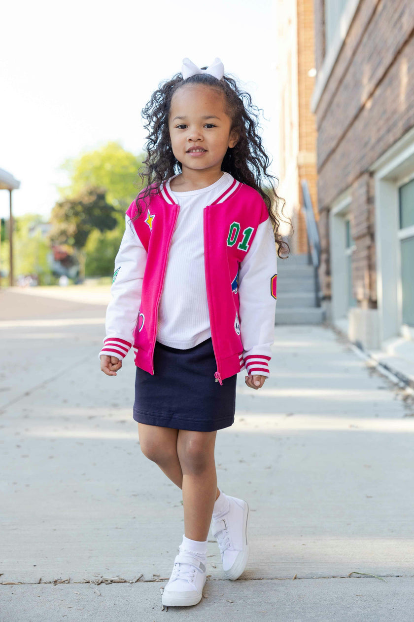 French Terry Varsity Sports Jacket