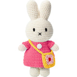 Miffy Flower Bag Crochet Doll Handmade Floral Outfit