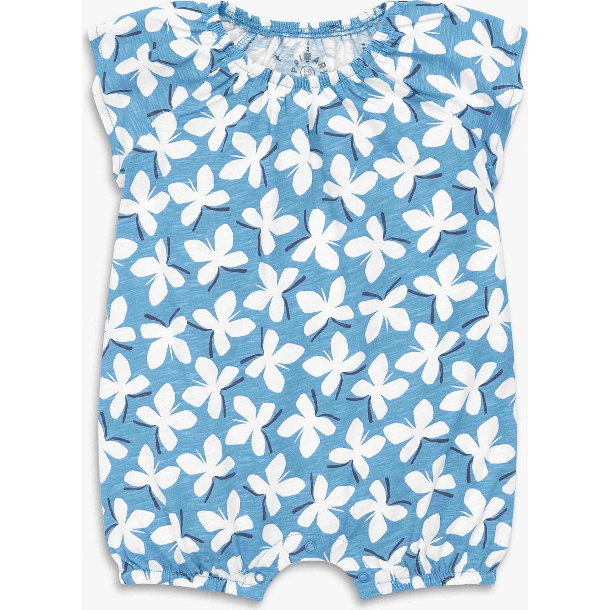 Baby flutter sleeve shortie in butterflies