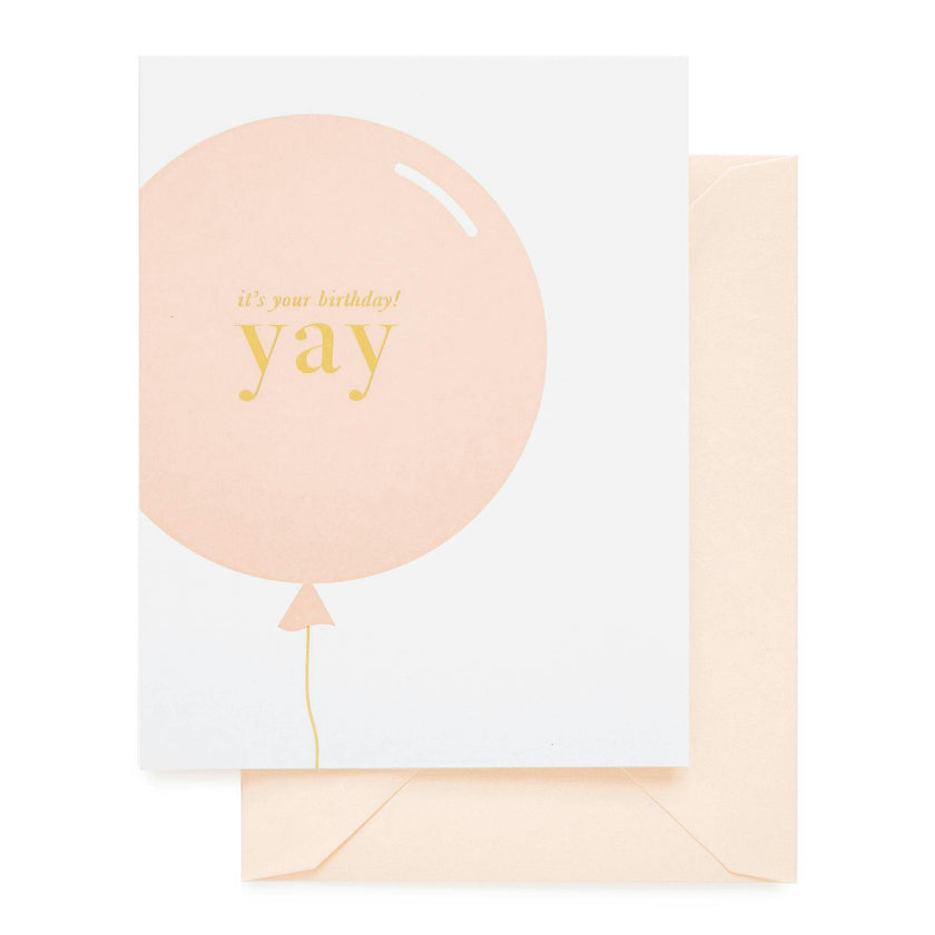 Yay Balloon Card