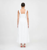 The Rosetta Nap Dress - White Broderie Voile