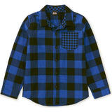 Double Weave Plaid Button Up, Multi