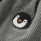 Grey Corduroy Pocket Pants