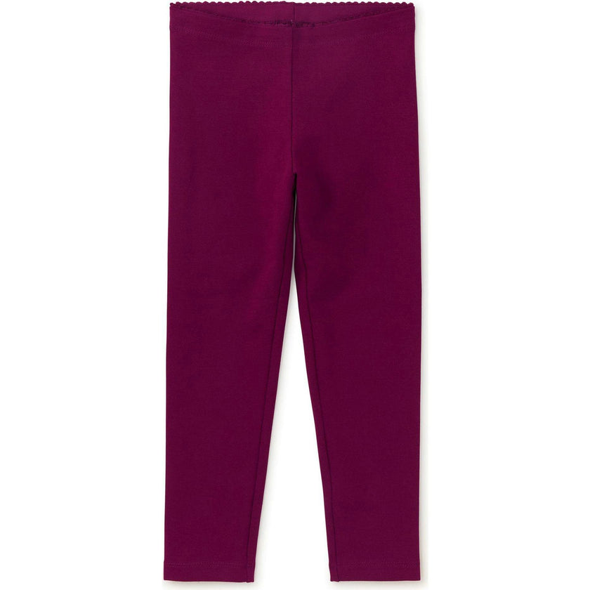 Solid Super-Soft Leggings, Red