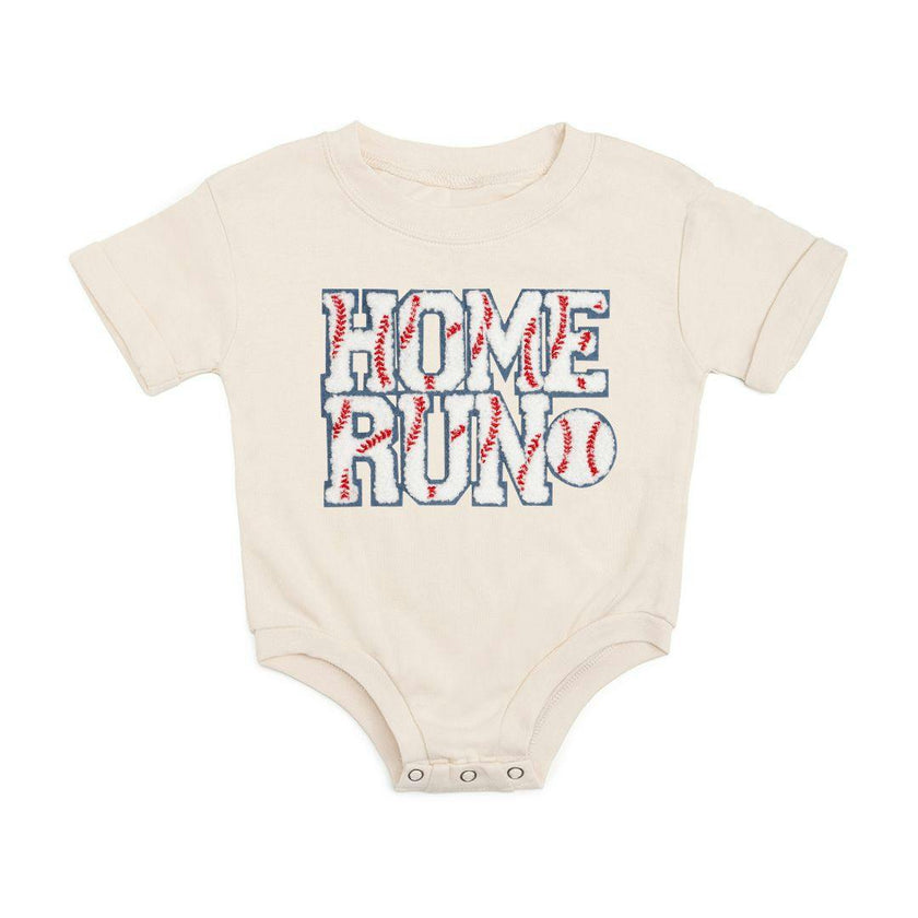 Home Run Patch Short Sleeve Romper