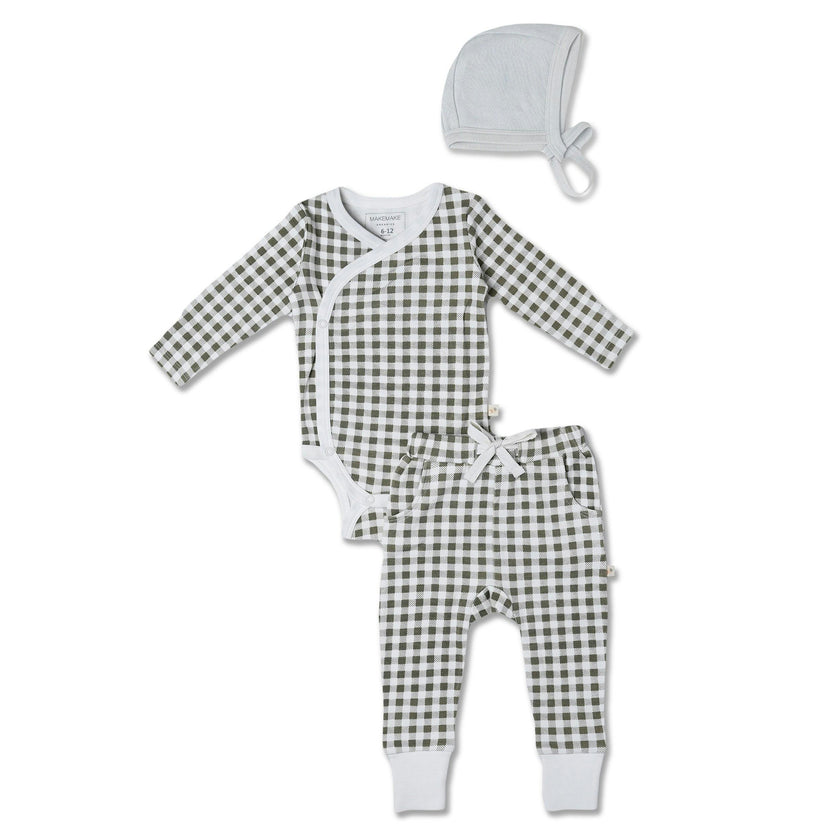 Organic Kimono Onesie & Pants Set
