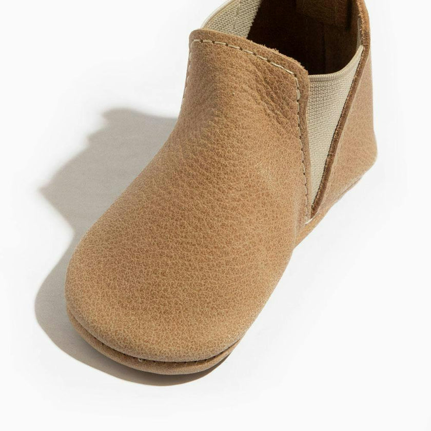 Weathered Brown Chelsea Boot Baby Shoe