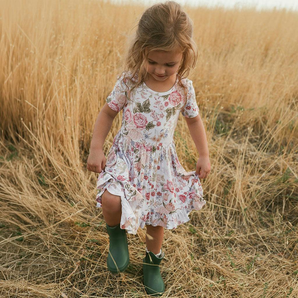 Kristiana Ruffled Twirl Dress