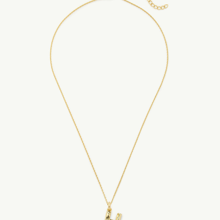 Monogram Necklace in Gold