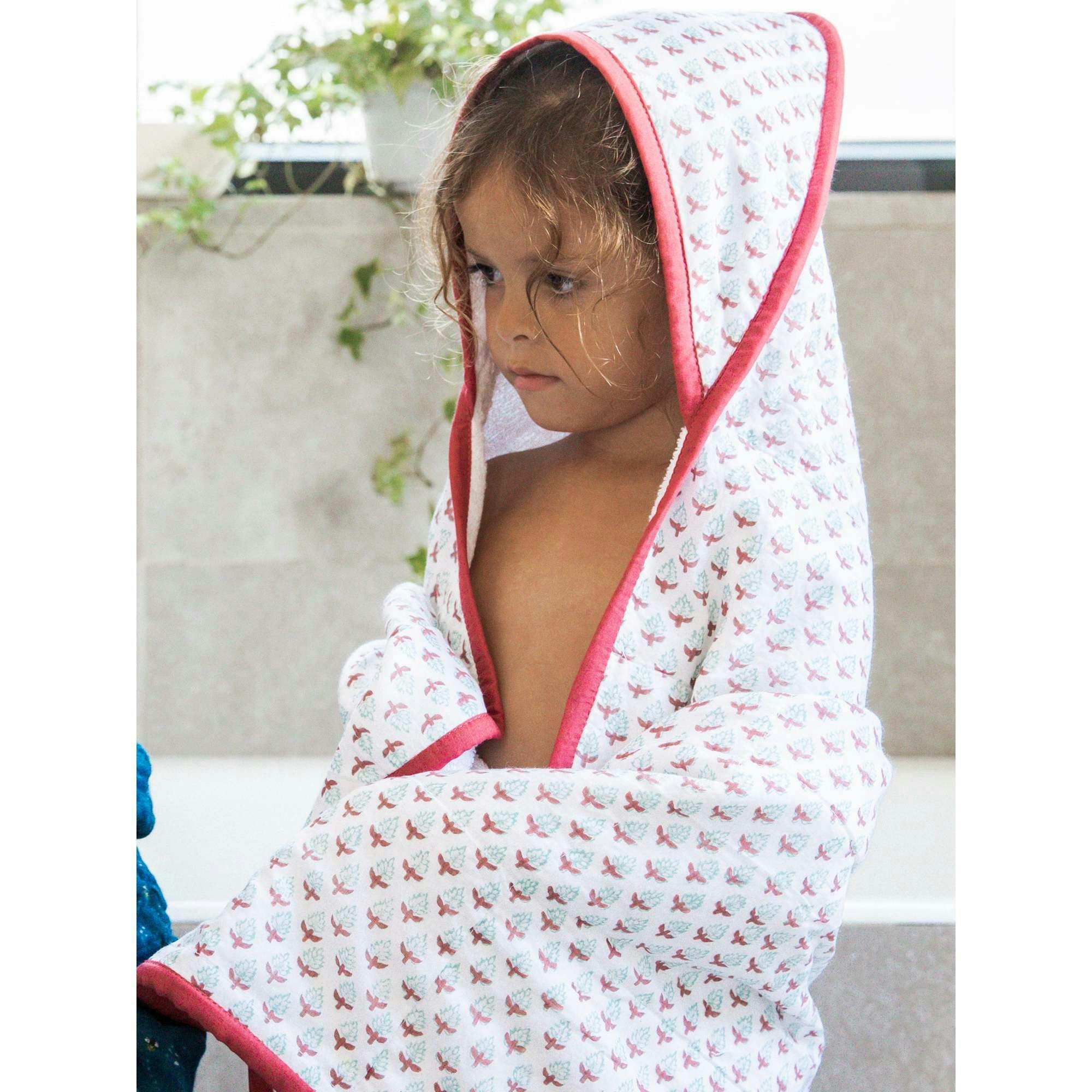 Block-Printed Terry Towel