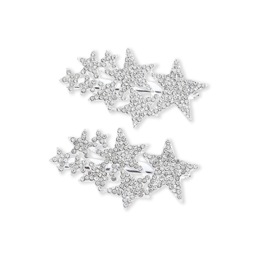 Crystal Spark Hair Pin Trio