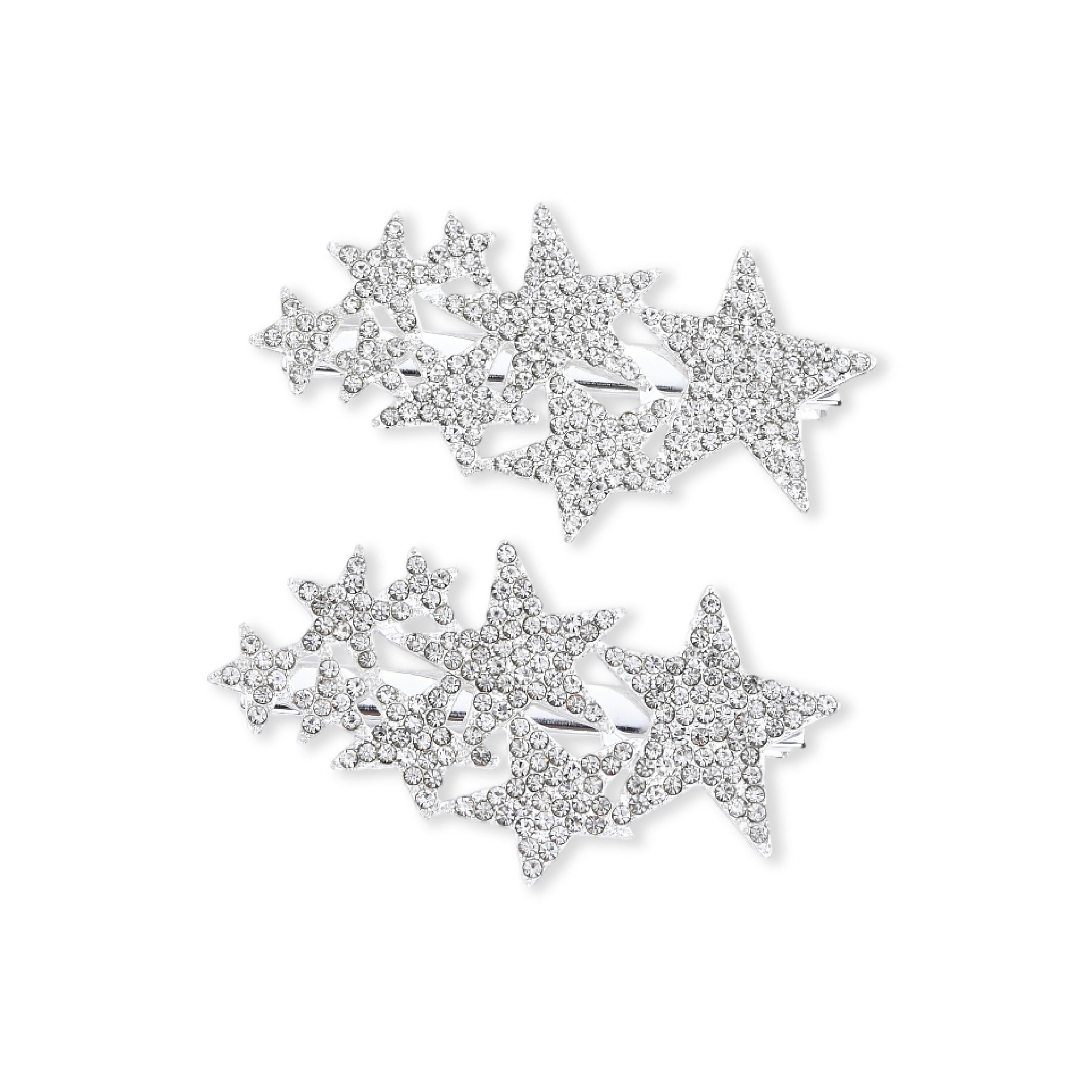 Crystal Spark Hair Pin Trio