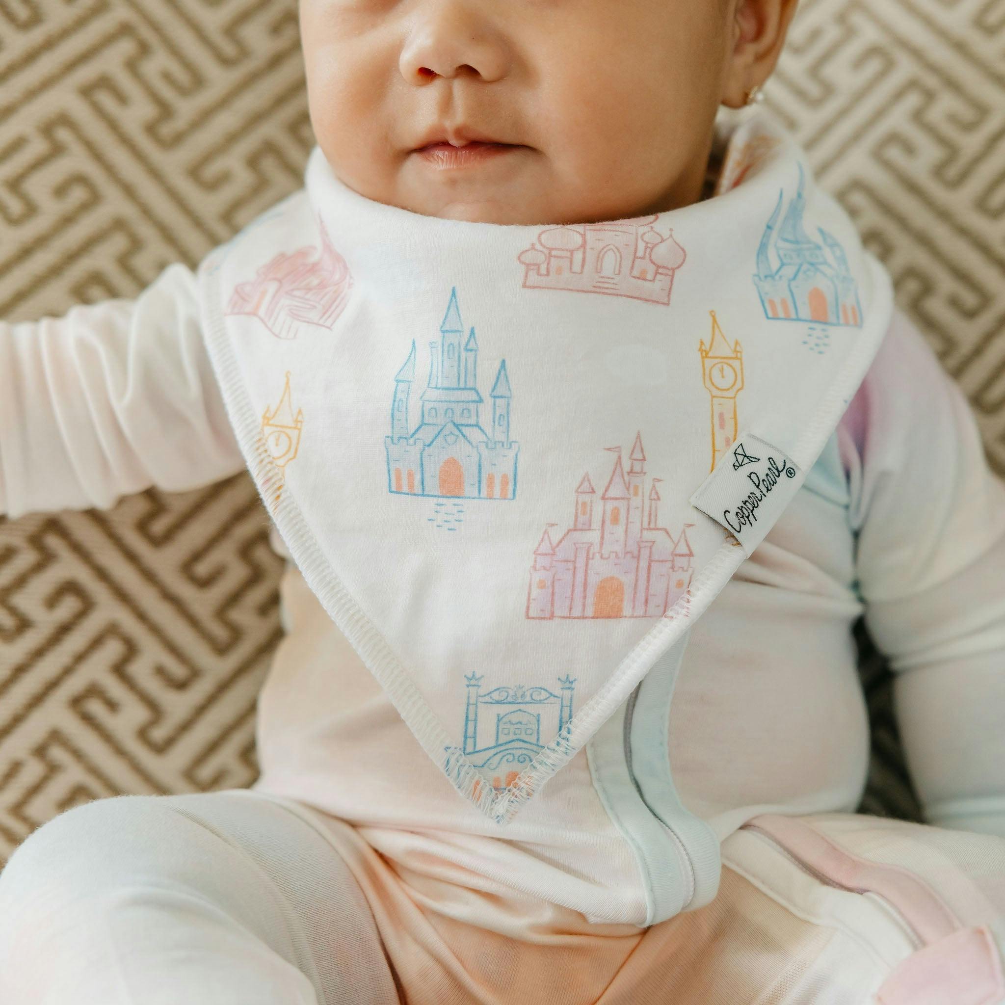 4 Pack Baby Bandana Bibs - Disney Princess