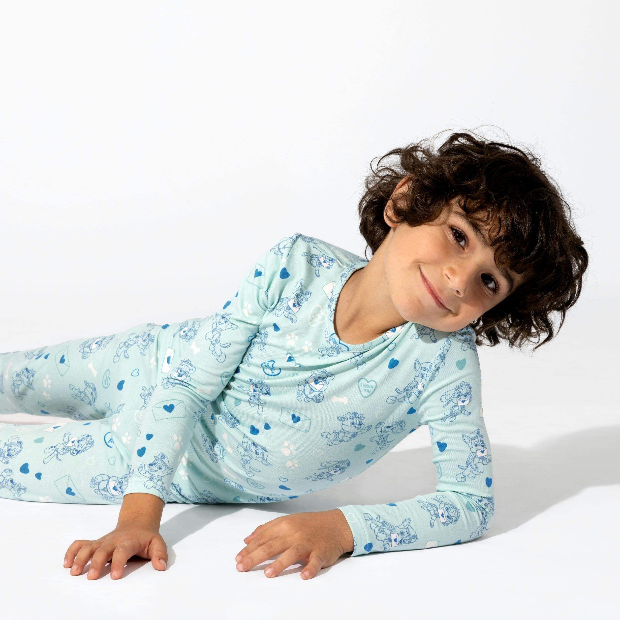 PAW Patrol: Valentine's Blue Bamboo Kids Pajamas