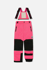 Two Piece Teknik Snowsuit Bright Pink And Checkered