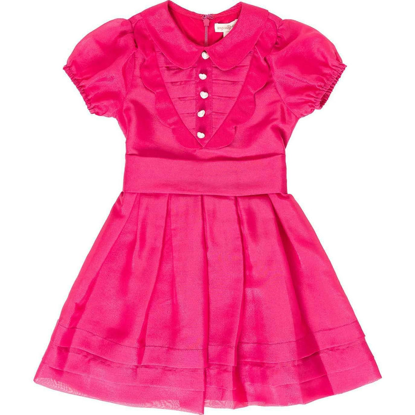 Mini Cassian Dress in Hot Pink