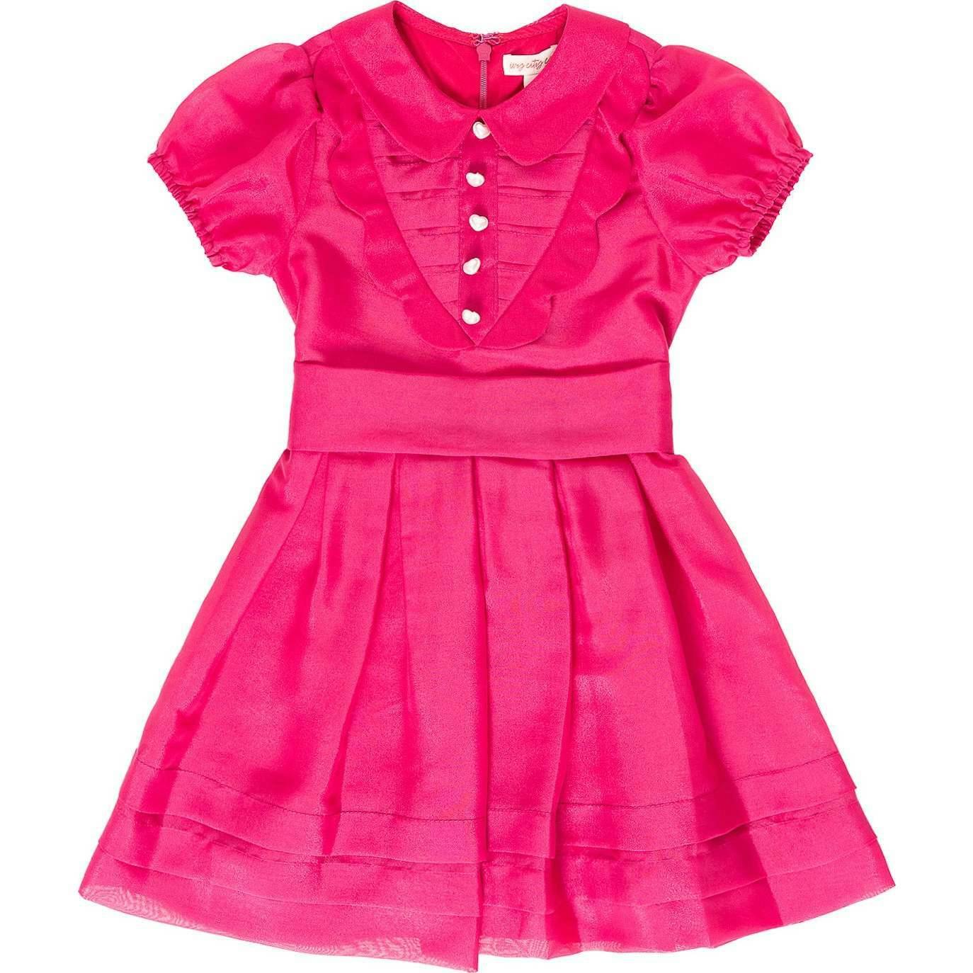 Mini Cassian Dress in Hot Pink