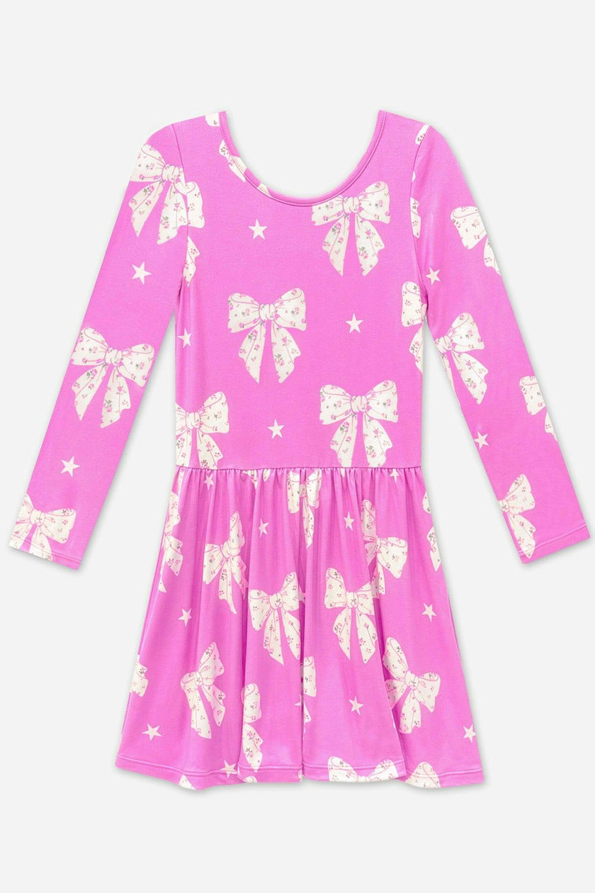 Simply Soft Long Sleeve Scoop Back Be Happy Dress