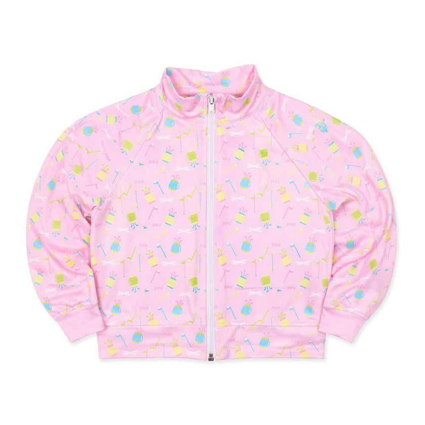 Golf Print Performance Knit Jacket
