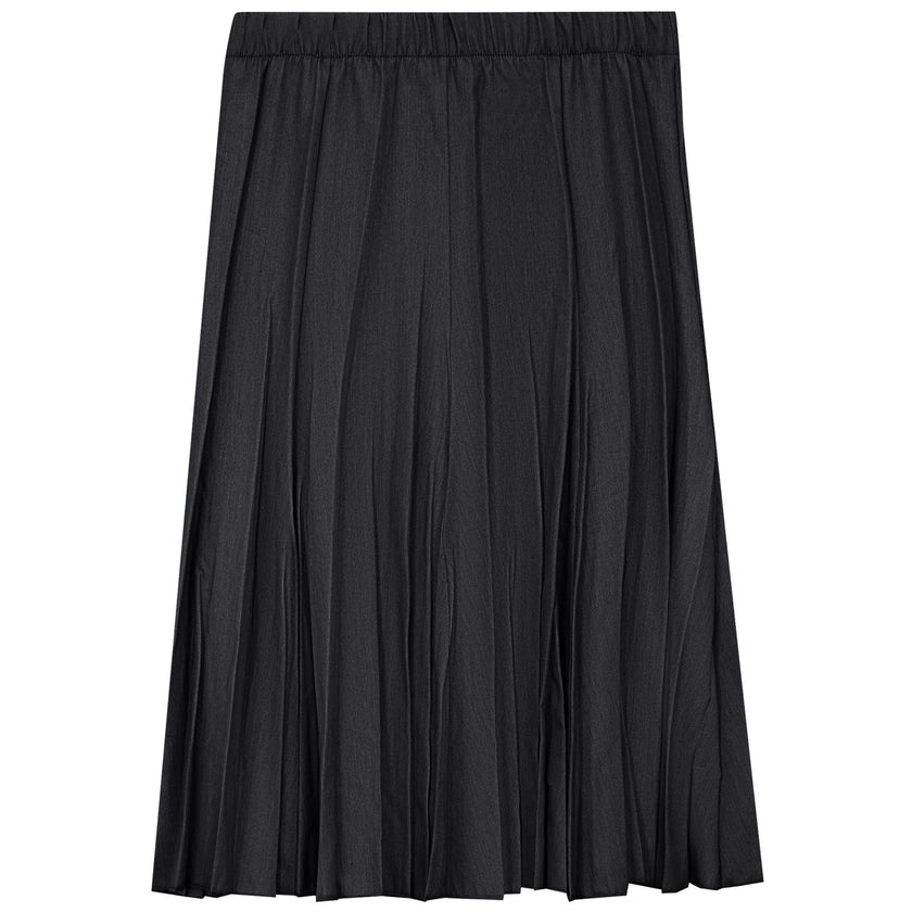 Short Denim Burst Pleated Skirt