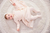 Ribbed Floral Wrap Footie