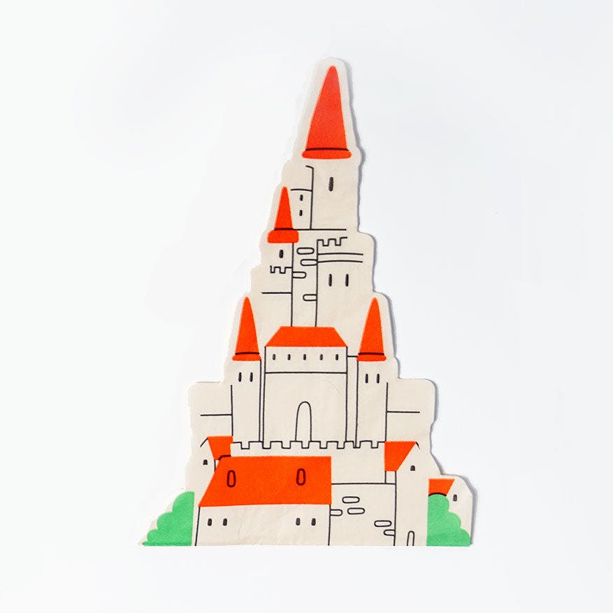 Castle Napkins - Princess Party (x20)