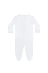 White Crochet Footie
