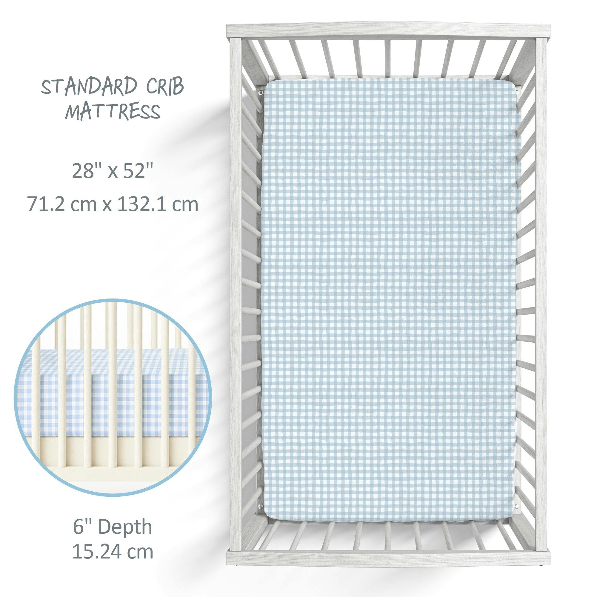 FRANKIE Fitted Crib Sheet