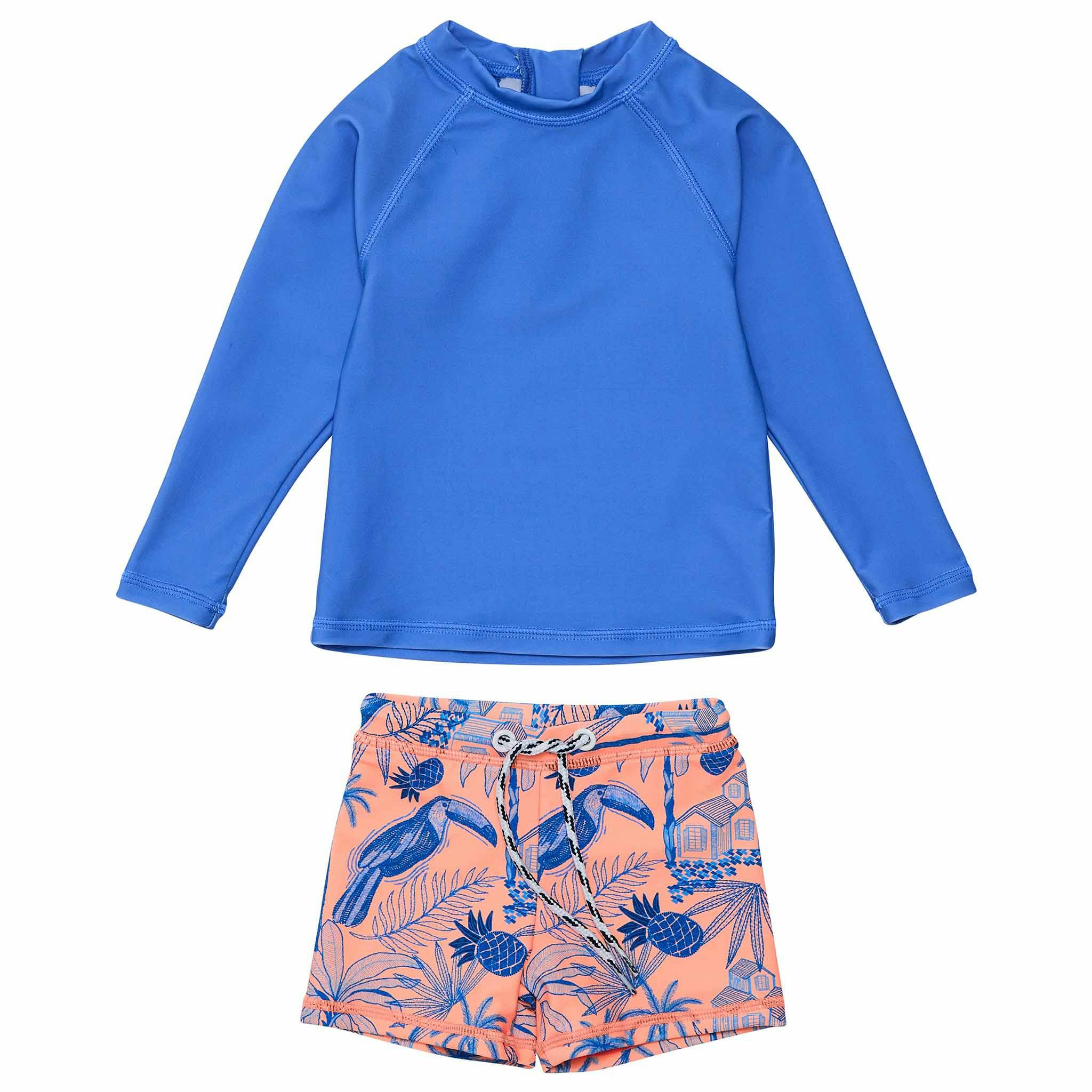 UPF50+ Sustainable Long Sleeve Rashguard & Short Set