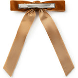 Rosette Velvet Long Tail Clip
