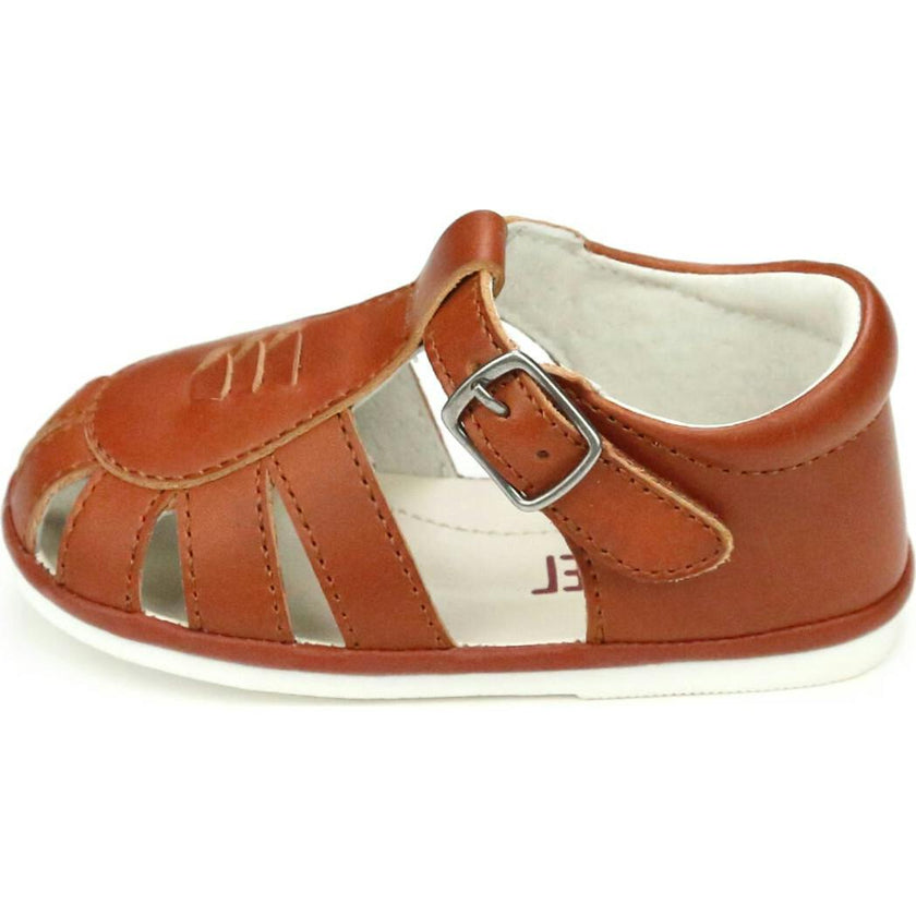 Henry Caged Leather Sandal (Baby)