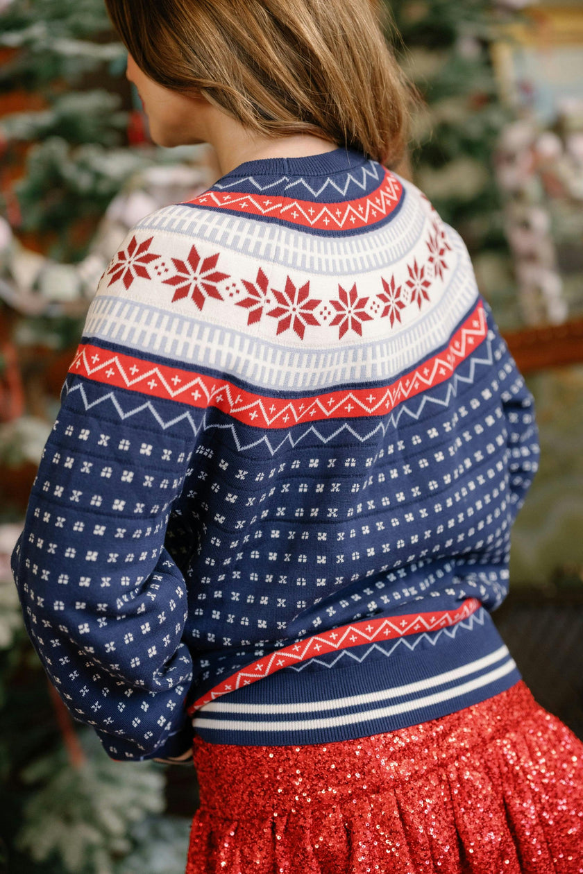 Nolan Sweater in Midnight Fair Isle
