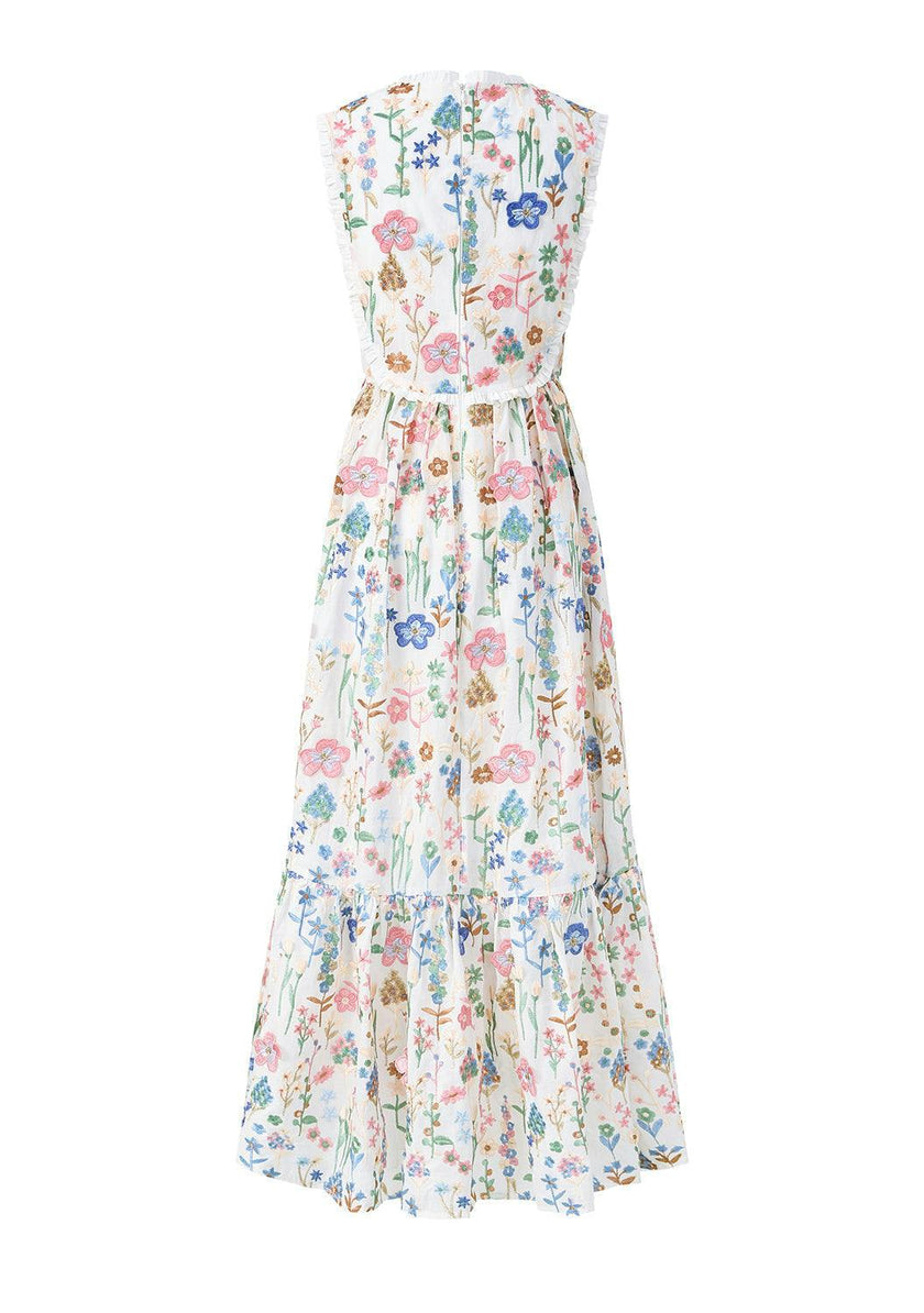 Everly Embroidered Maxi Dress (Women)
