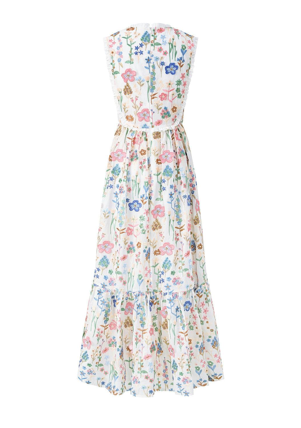 Everly Embroidered Maxi Dress (Women)