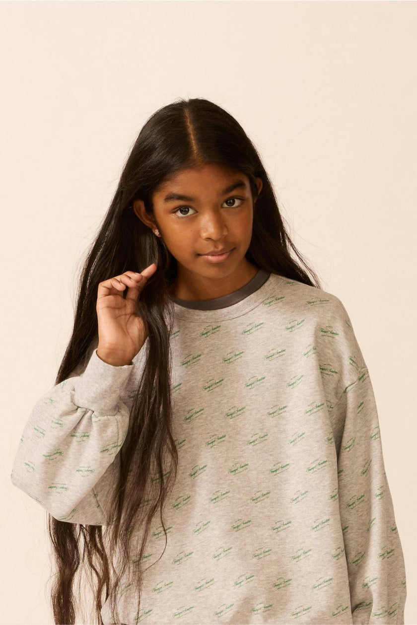 Organic Weekend Sweatshirt in Heather Grey