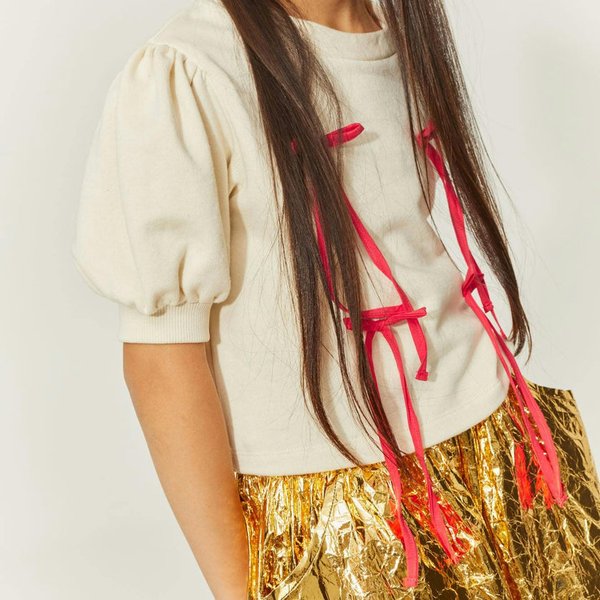 Cream Balloon Sweatshirt