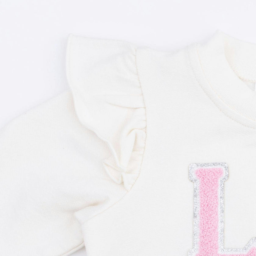 Pretty Tennis - Ruffle Sweatshirt