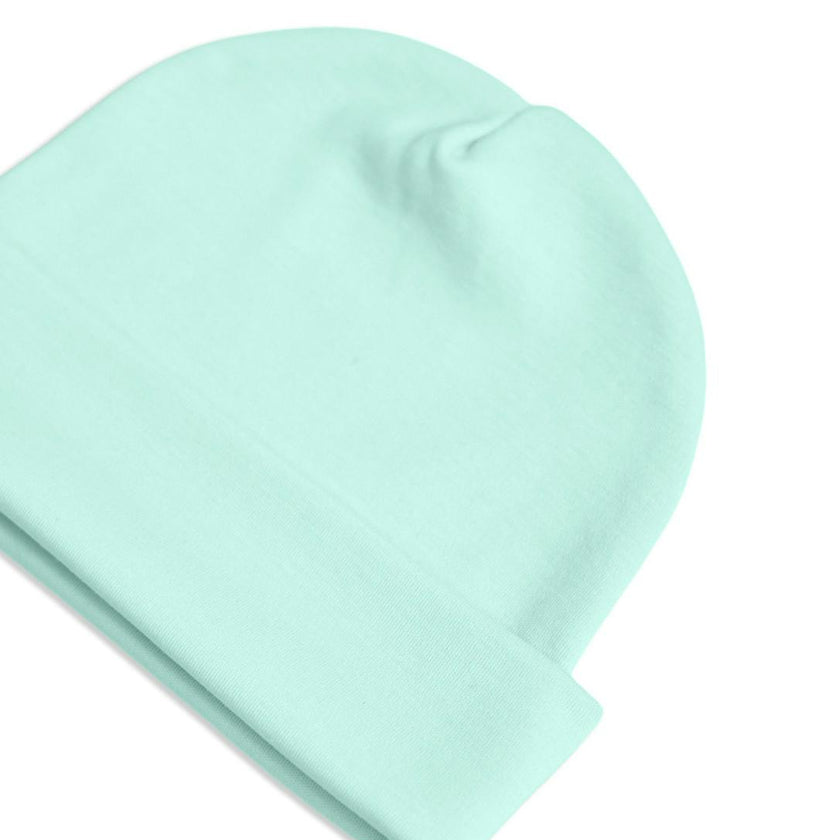 Mint Newborn Hat in Pima Cotton