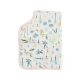 Cotton Muslin Burp Cloth - Pastel Petals