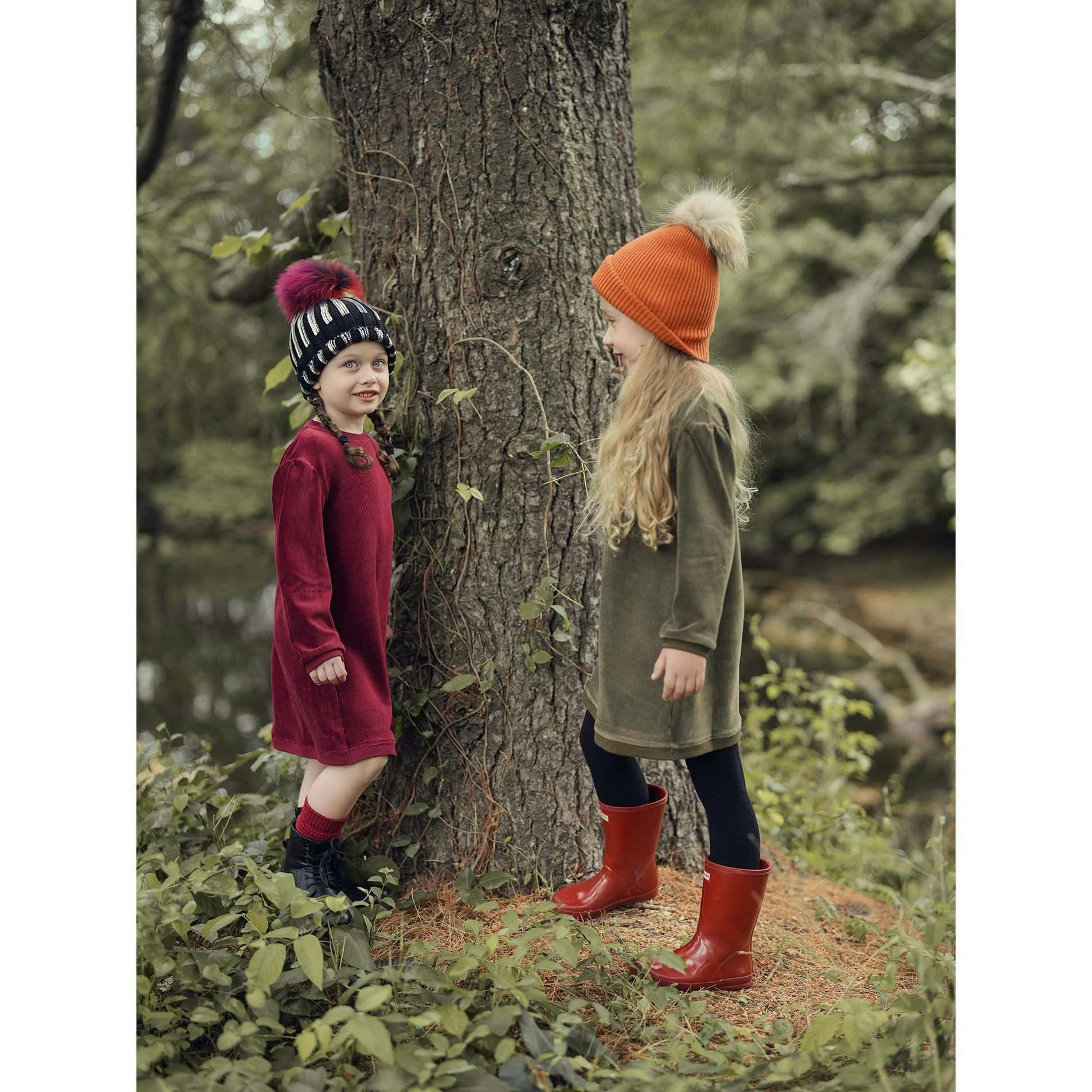Corduroy And French Terry Dress