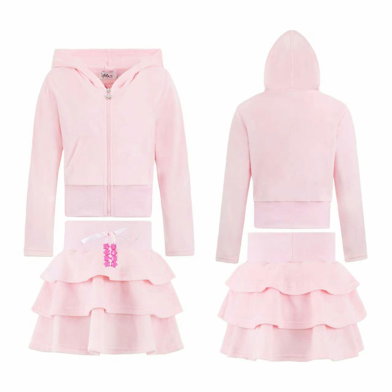 Velour Margot Bow Set
