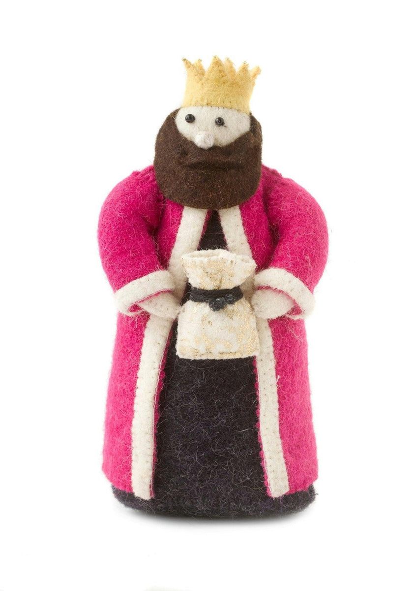 Handmade Christmas Nativity Scene in Hand Felted Wool