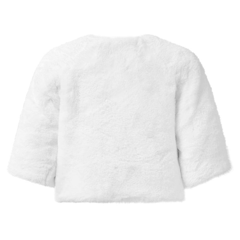 Diamonte Faux Fur Jacket