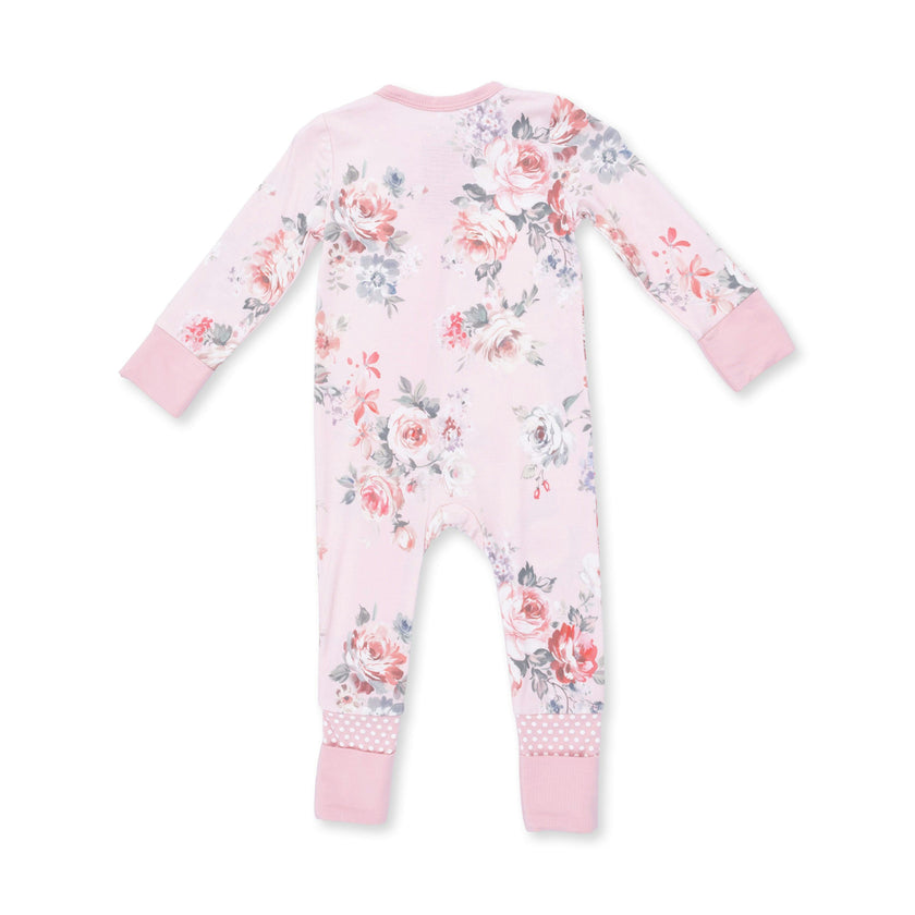 Painterly Rose Bouquets - Convertible Romper