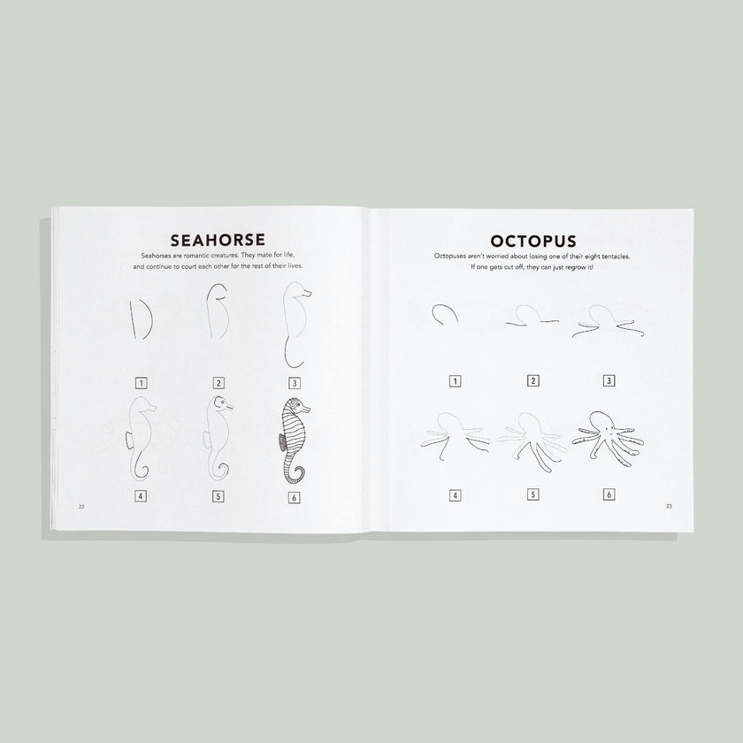 Under the Sea: How to Draw Books for Kids