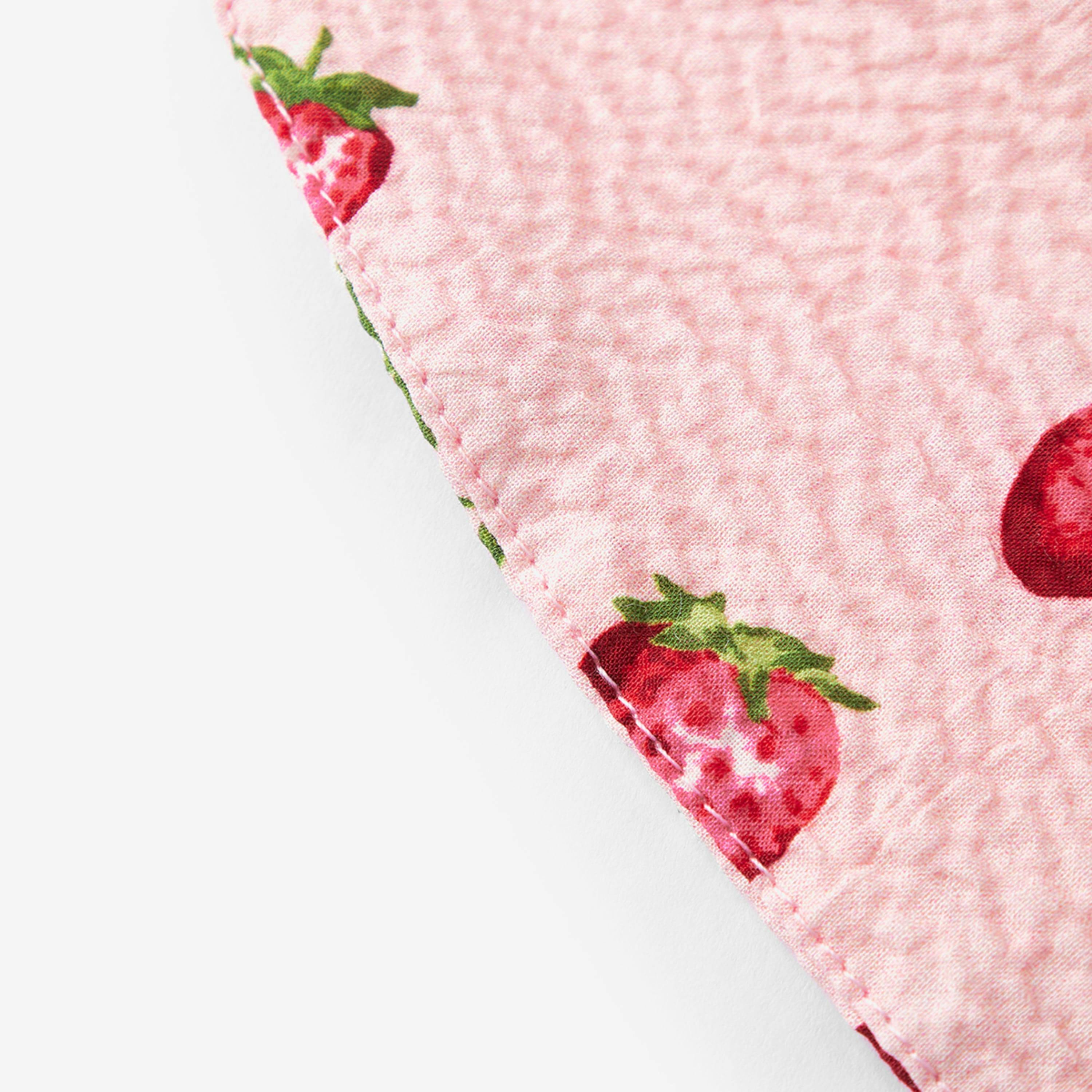 Strawberry Wide Brim Sun Bonnet